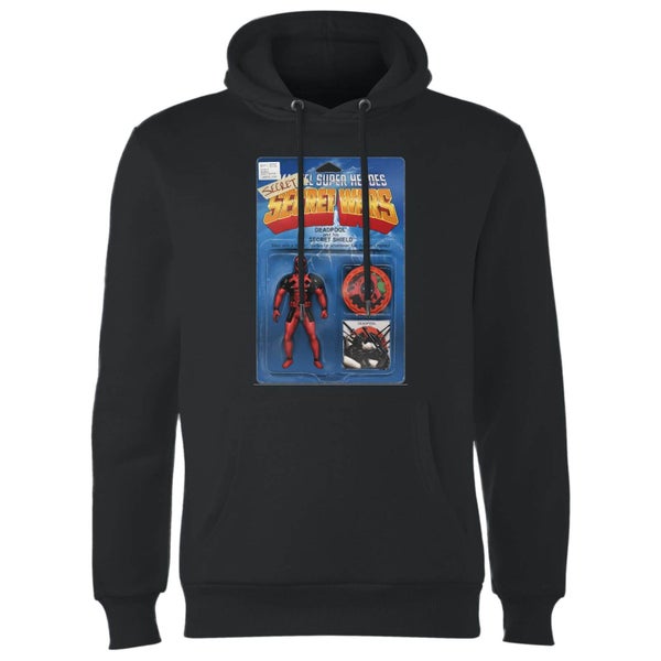 Marvel Deadpool Secret Wars Action Figure Hoodie - Schwarz