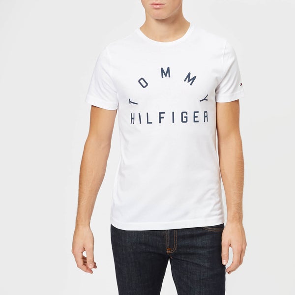 Tommy Hilfiger Men's Arch Logo T-Shirt - Bright White
