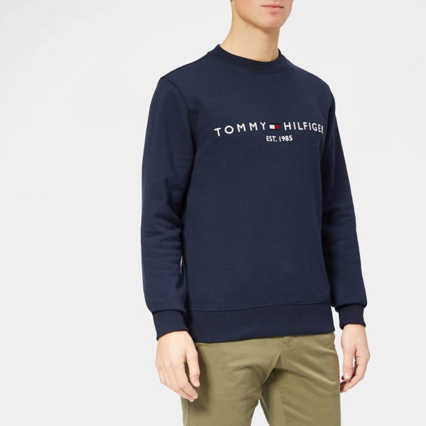 Tommy Hilfiger Men's Logo Sweatshirt - Sky Captain