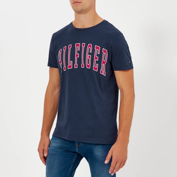 Tommy Hilfiger Men's College Logo T-Shirt - Black Iris