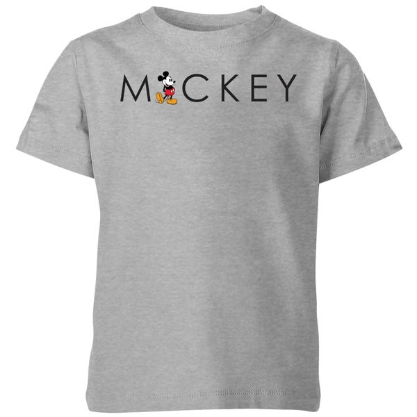 T-Shirt Enfant Disney Mickey Mouse Petit - Gris