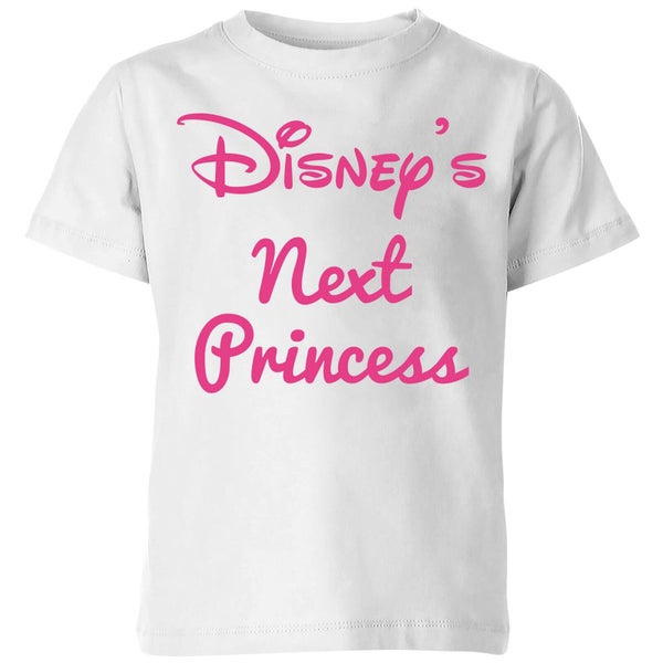 T-Shirt Enfant Qui Sera la Nouvelle Princesse Disney - Blanc
