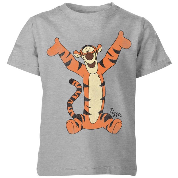 T-Shirt Enfant Disney Tigrou Winnie l'ourson - Gris
