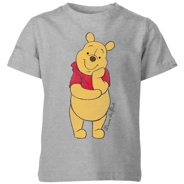 Disney Winnie The Pooh Classic Kids' T-Shirt - Grey