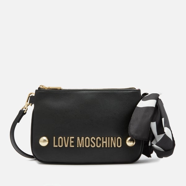 Love Moschino Women's Scarf Shoulder Bag - Black