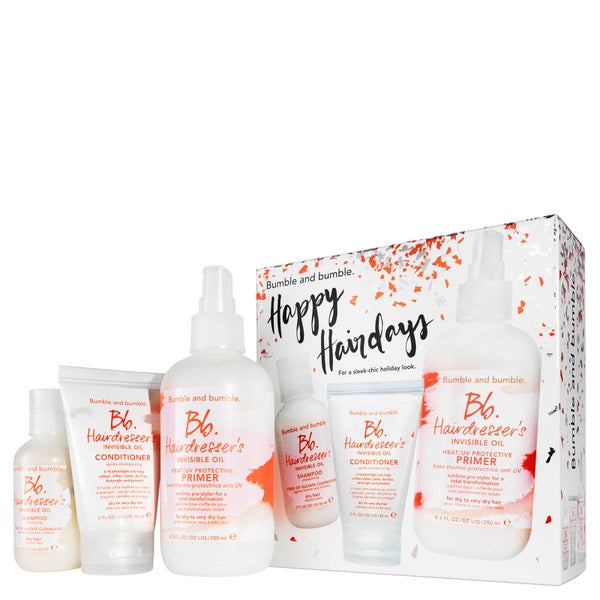 Bumble and bumble Happy Hairdays Hair Invisible Oil Set (Worth £40)