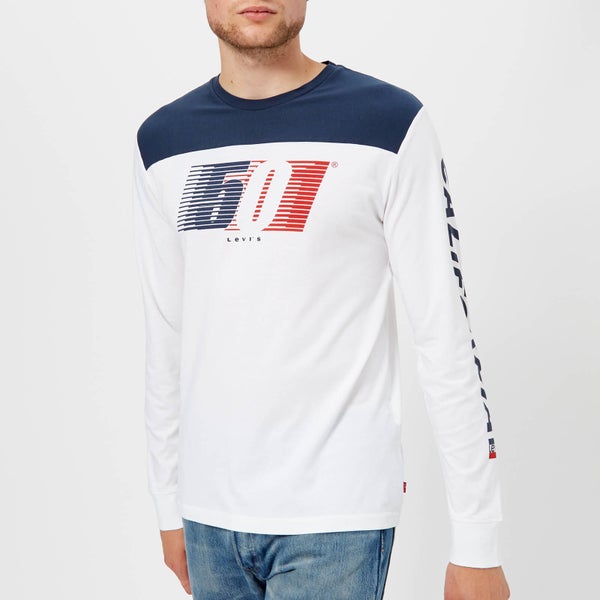 Levi's Men's Long Sleeve Graphic T-Shirt - White