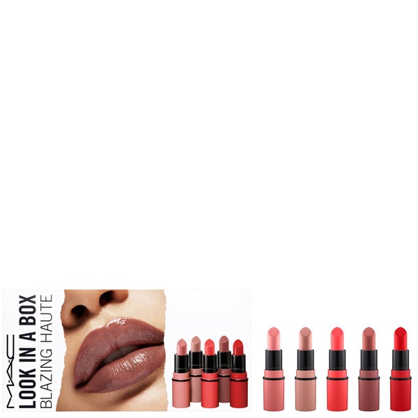 Coffret de 5 Minis Lipsticks Look in a Box MAC – Blazing Haute