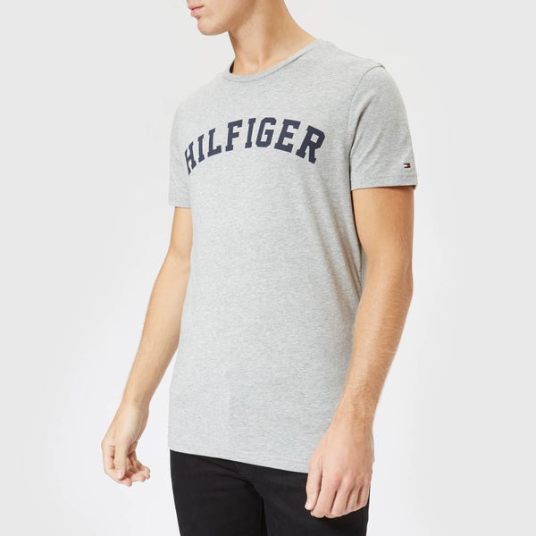 Tommy Hilfiger Men's Short Sleeve Logo T-Shirt - Grey Heather