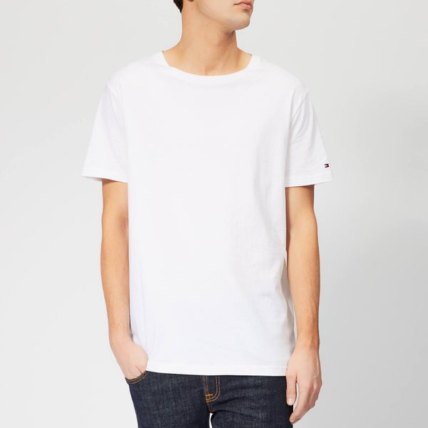 Tommy Hilfiger Men's 2 Pack Short Sleeve Crew Neck T-Shirt - White