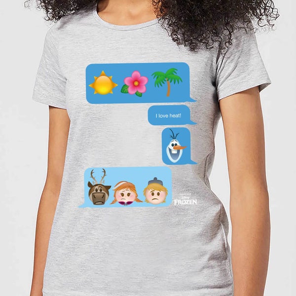T-Shirt Femme La Reine des Neiges - SMS - Gris