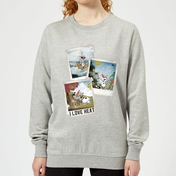 Disney Frozen Olaf Polaroid Women's Sweatshirt - Grey