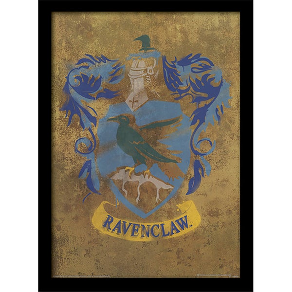 Affiche Encadrée Blason Serdaigle Harry Potter - 30 x 40 cm