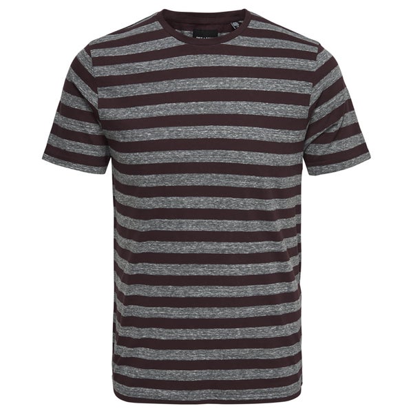 Only & Sons Men's Rock Stripe T-Shirt - Fudge