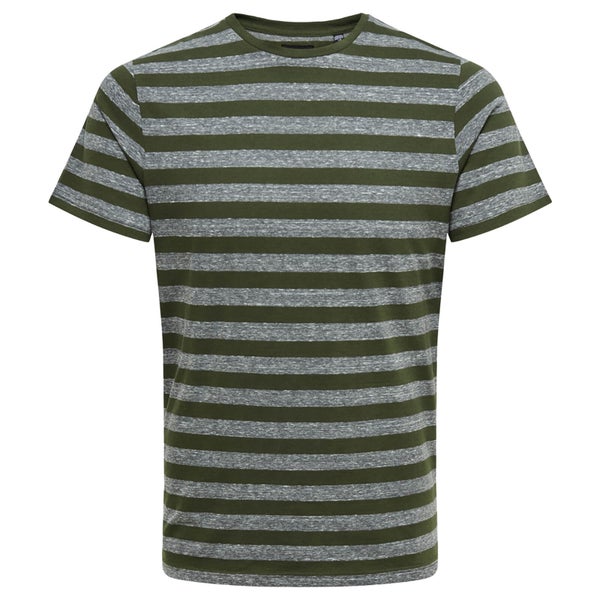 Only & Sons Men's Rock Stripe T-Shirt - Forest Night