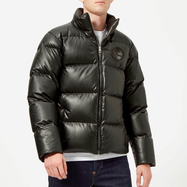 Versace Collection Men's Padded Down Jacket - Nero