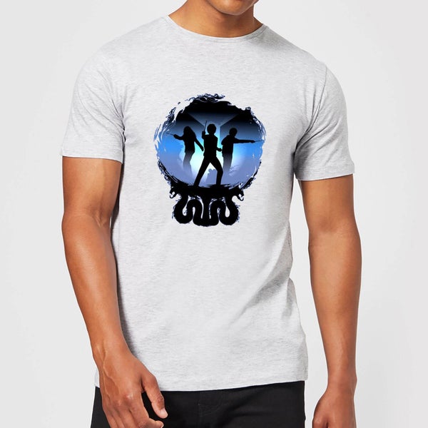 T-Shirt Homme Silhouette de Bataille - Harry Potter - Gris