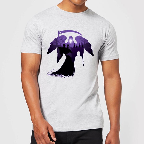 Harry Potter Graveyard Silhouette T-shirt - Grijs