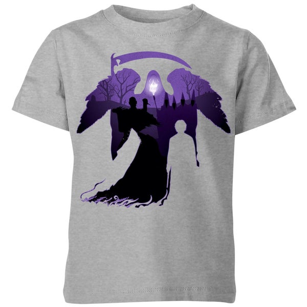 Harry Potter Graveyard Silhouette Kinder T-shirt - Grijs