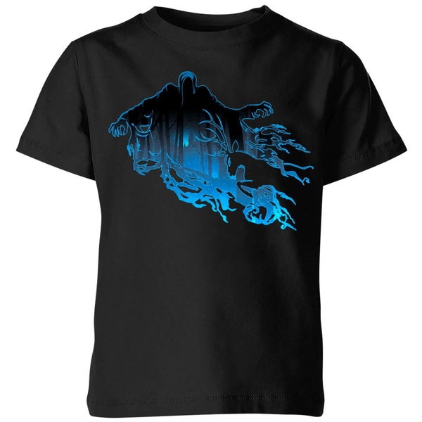 Harry Potter Dementor Silhouette Kinder T-shirt - Zwart