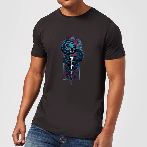 Harry Potter Neon Basilisk Men's T-Shirt - Black