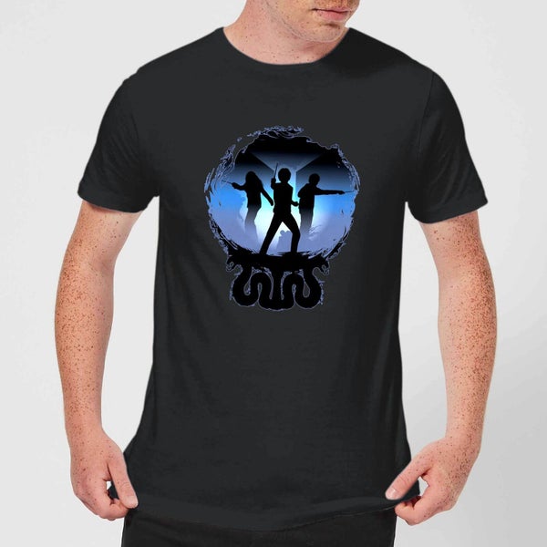 T-Shirt Homme Silhouette de Bataille - Harry Potter - Noir
