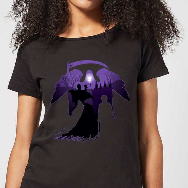 Harry Potter Graveyard Silhouette Women's T-Shirt - Black