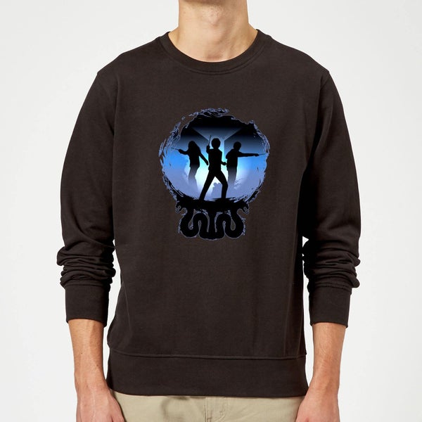 Harry Potter Silhouette Attack Sweatshirt - Black