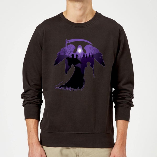 Harry Potter Graveyard Silhouette Sweatshirt - Black