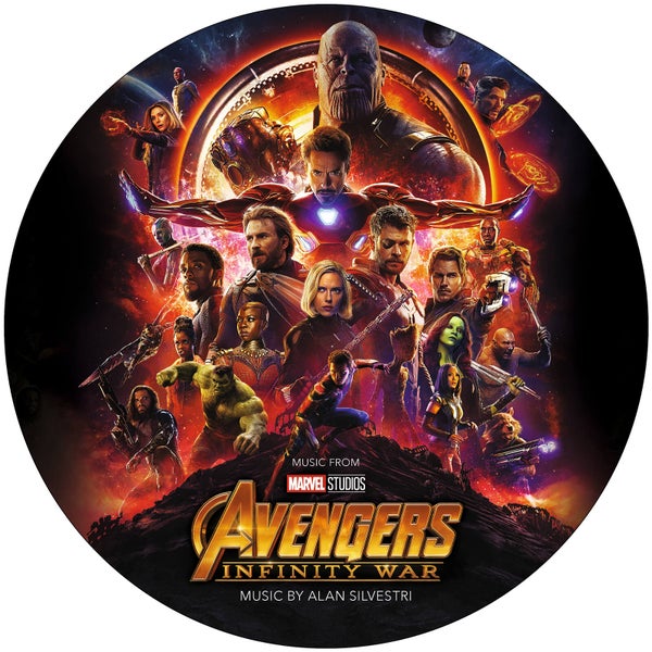 Avengers: Infinity War Limited Edition Picture Disc Vinyl LP