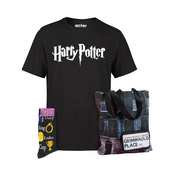 Lot Harry Potter : T-shirt, Chaussettes & Sac