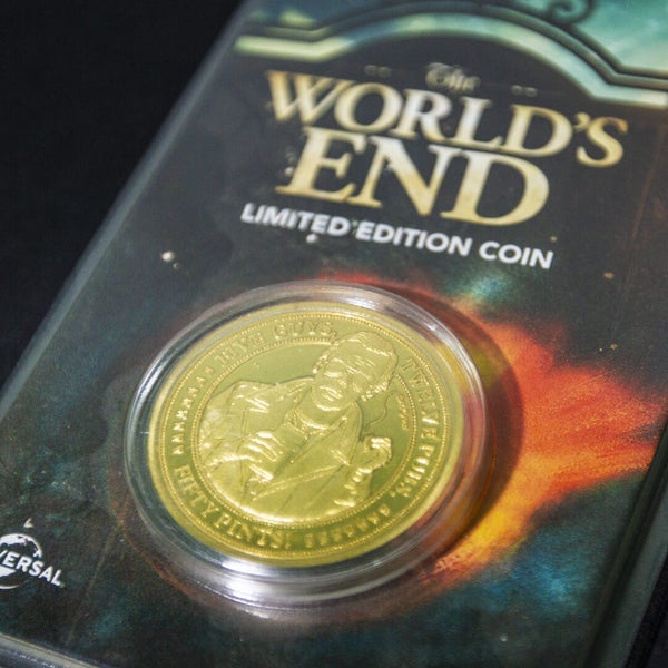 World’s End Collectors Coin : Variante or – Exclusivité Zavvi (édition limitée à 1 000 exemplaires)