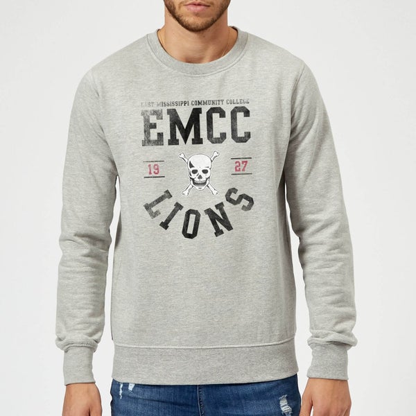 Sweat Homme Lions - East Mississippi Community College - Gris
