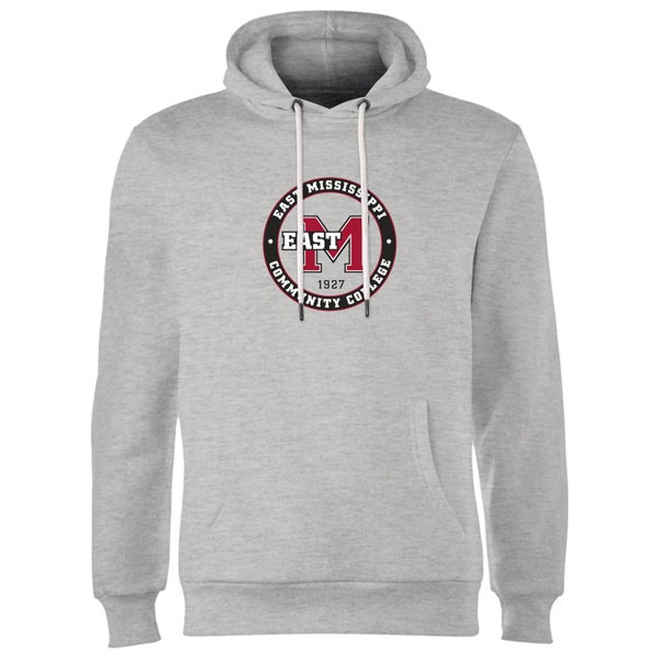 Sweat à Capuche Homme College Seal - East Mississippi Community College - Gris