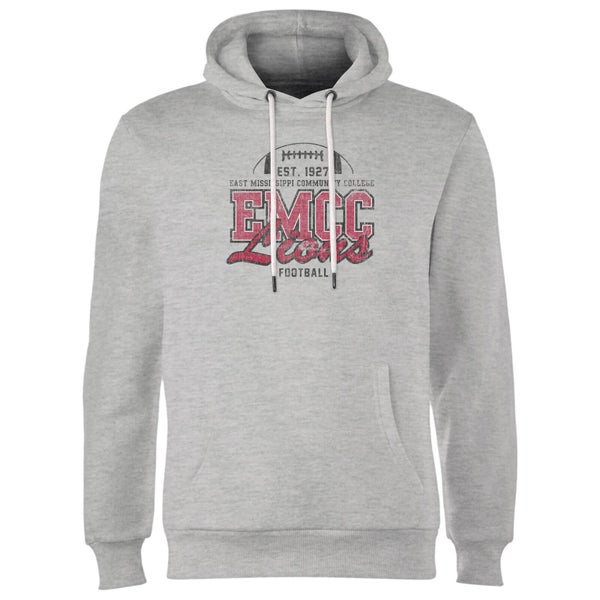 East Mississippi Community College Lions Distressed Hoodie - Grey