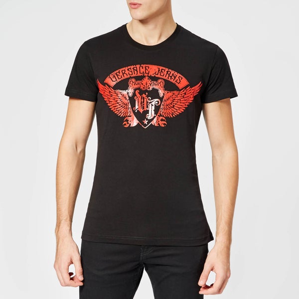 Versace Jeans Men's Tiger Logo T-Shirt - Black