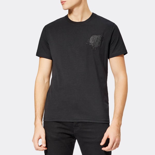 Versace Jeans Men's Small Logo T-Shirt - Black