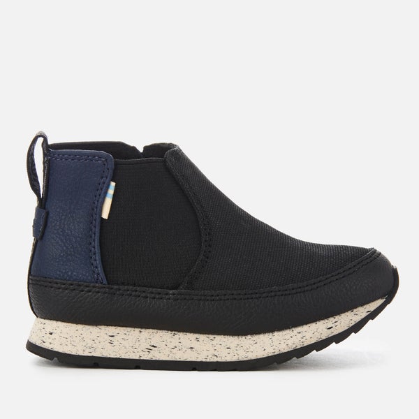 TOMS Toddlers' Sydney Canvas High Top Trainers - Black
