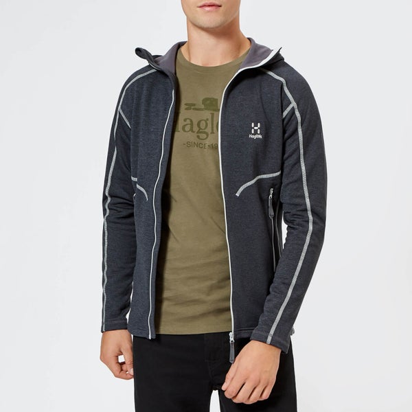 Haglofs Men's Heron Hooded Fleece Jacket - Slate