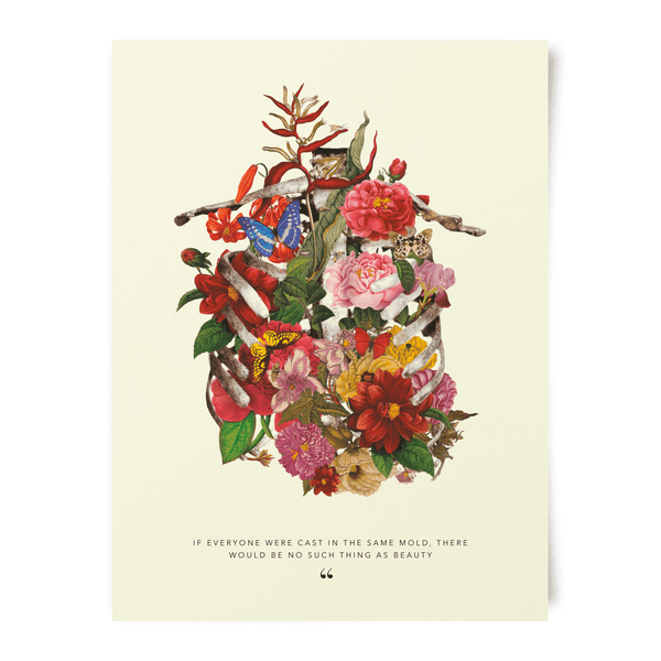 Natural History Museum Cage Of Flowers Art Print