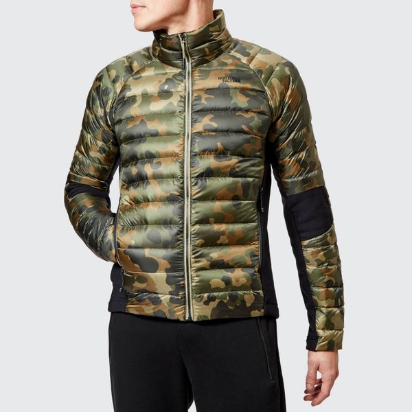The North Face Men's Crimptastic Hybrid Jacket - New Taupe Green Macrofleck Print