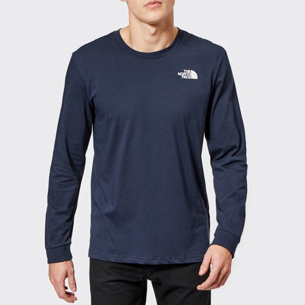 The North Face Men's Long Sleeve Simple Dome T-Shirt - Urban Navy