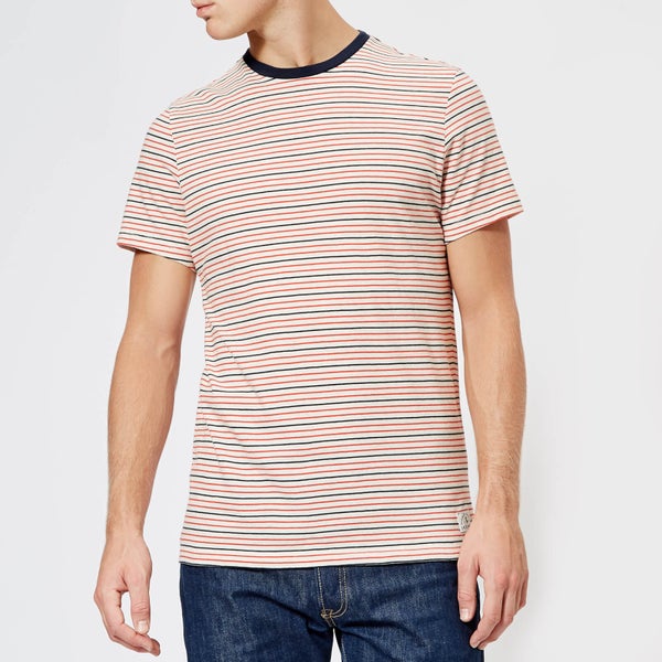 Jack Wills Men's Rodwell Stripe T-Shirt - Red