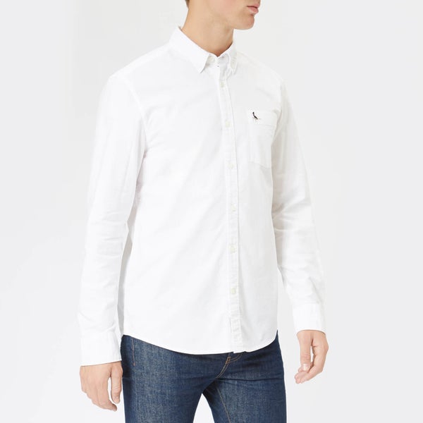 Jack Wills Men's Wadsworth Classic Fit Oxford Shirt - White
