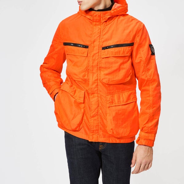 Marshall Artist Men's Garment Dyed Field Jacket - Orange