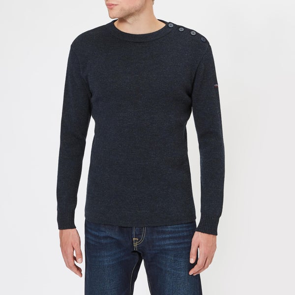 Armor Lux Men's Fisherman Knitted Jumper - Iroise Chine
