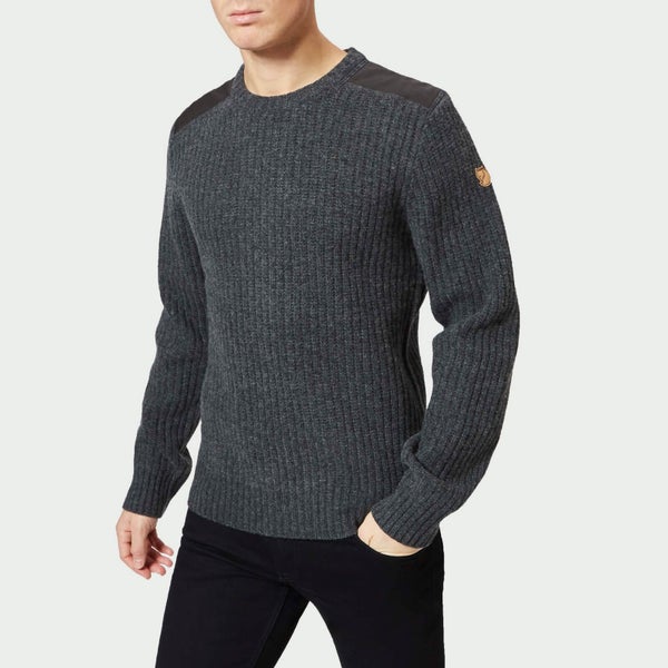 Fjallraven Men's Singi Knit Sweater - Dark Grey