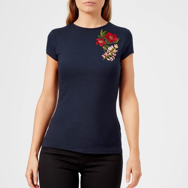 Ted Baker Women's Laylar Kirstenbosch Fitted T-Shirt - Blue