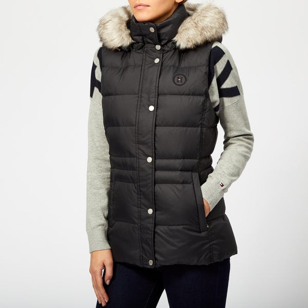 Tommy Hilfiger Women's New Tyra Down Vest - Black