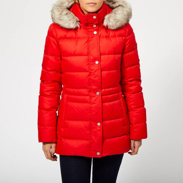 Tommy Hilfiger Women's New Tyra Down Jacket - Flame Scarlet